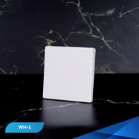 مفتاح مفرد بيانو ابيض خشبي