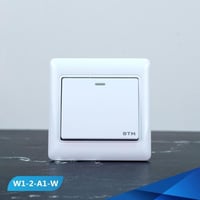 مفتاح مفرد دركسون 3 مسمار لون ابيض مبروم