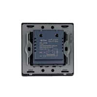 مفتاح ديمر مروحة بيانو أسود خشبي