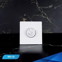 مفتاح ديمر لمبة 630W بيانو أبيض خشبي