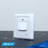 مفتاح مكيف 7×7 45 امبير لون ابيض مبروم