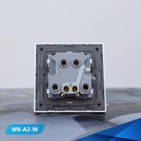 مفتاح مكيف 7×7 45 امبير لون أبيض