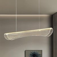 ثريا LED بتصميم شبكي هندسي عصري – إنارة معلقة فنية...