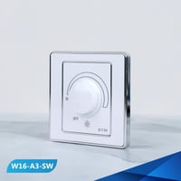مفتاح ديمر لمبة 1000W أبيض وفضي