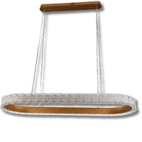 نجف مودرن مستطيل لون ذهبي