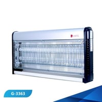 مصيدة ناموس LED أصيل الكهربائية فضية مقاس 2*20 سم