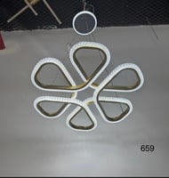 ثريا كريستالية مودرن بتصميم زهري – موديل 659