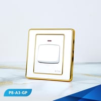 مفتاح مكيف 7×7لولي وذهبي