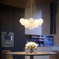 نجفه مودرن كوري عادي ابيض مثلج