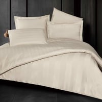 مفرش دولفر صيفي مزدوج فاخر بيج عدد القطع 6