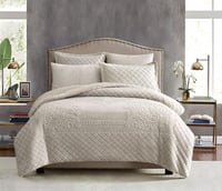 مفرش ميامي شتوي مزدوج رصاصي فرو عدد القطع 6