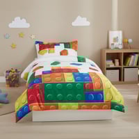 مفرش ليما أطفال صيفي خفيف مفرد ونص متعدد الألوان ع...