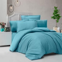 طقم غطاء لحاف فندقي نداف قطن بدون حشوة مفرد و نص ت...