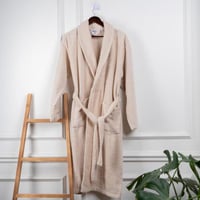 روب نداف - قطن 100% فاخر - تركي - بيج عدد القطع 1