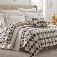 مفرش باولا صيفي مزدوج قطن جاكارد فاخر متعدد الألوا...