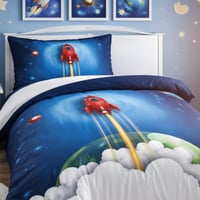 مفرش فريزيا فائق النعومة مقاس كوين 150x200 سم أزرق...