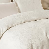 مفرش براجو قطن جاكارد فاخر كريمي