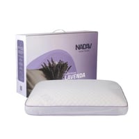 وسادة لافندا ميموري فوم برائحة اللافندر لون أبيض