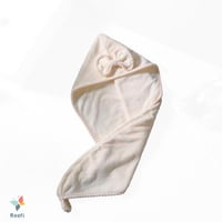 منشفة لف شعر ريفي اوف وايت 75 × 28 سم