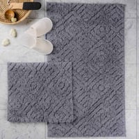 طقم دعاسة أرضية بيجونيا تركي فرو رصاصي عدد القطع 2