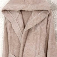 روب نداف بقبعة - قطن 100% فاخر - تركي - بيج عدد ال...