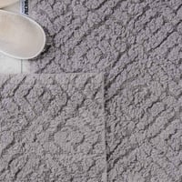 طقم دعاسة أرضية بيجونيا تركي فرو رصاصي فاتح عدد ال...