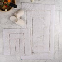 طقم دعاسة أرضية فريم تركي فرو كريمي عدد القطع 2