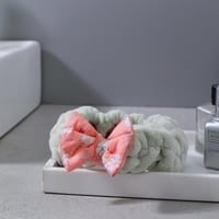 ربطة شعر نسائية ريفي مخمل تيفاني فاتح برسومات زهور