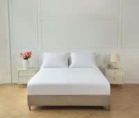 مفرش ماجدة بامبو أبيض