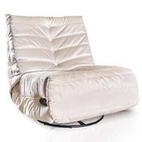 كرسي استرخاء هزاز موديل ايطالي بيج فاتح