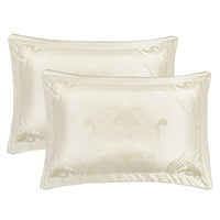 مفرش فيلتون مزدوج قطن جاكارد كريمي عدد القطع 10