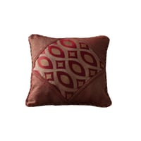 مفرش ملكي فاخر مزدوج قطن جاكارد مطرز أحمر ذهبي عدد...