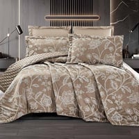 مفرش أنبيلا صيفي خفيف مضغوط مزدوج قطن جاكارد مطرز...