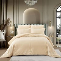 مفرش نارنج شتوي فاخر كوين مقاس 200X150 سم مخمل محف...