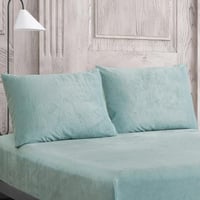 طقم غطاء وسادة دفى مخمل تيفاني عدد القطع 2