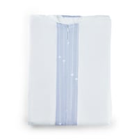 شرشف صلاة أبيض و رصاصي مقاس 160x70سم