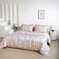 مفرش دينا صيفي مفرد ونص من التنسل الفاخر بلون أبيض...