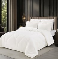 مفرش سها شتوي مخمل أبيض