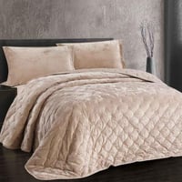 مفرش دايموند شتوي كوين مقاس230X200 سم فاخر مخمل بي...