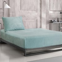 طقم شرشف دفى مطاط شتوي مفرد و نص مخمل تيفاني عدد ا...