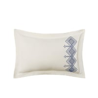 مفرش هبوب صيفي مزدوج كريمي مطرز عدد القطع 9