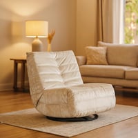 كرسي استرخاء هزاز موديل ايطالي بيج فاتح