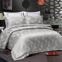 مفرش إيترو صيفي جاكارد فاخر رصاصي