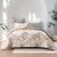 مفرش نوفا صيفي كوين مقاس 200x150 سم بيج وتيفاني بر...