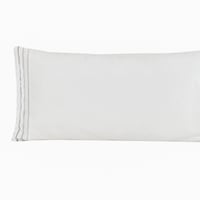 مفرش الياسمين صيفي مزدوج أبيض مطرز عدد القطع 10