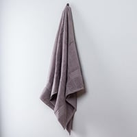 منشفة إستحمام بيوريا قطن رصاصي غامق