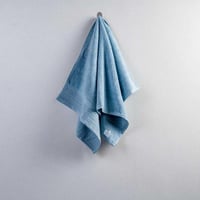 منشفة قطن 100% – مطرز أزرق سماوي