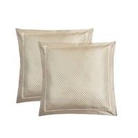 مفرش لافيتا الفاخر مزدوج قطن جاكارد مطرز بيج ذهبي...