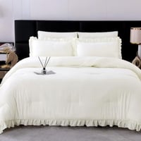 مفرش شارم صيفي مزدوج كريمي