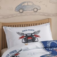 مفرش ليما أطفال فائق النعومة خفيف مفرد ونص أبيض مت...